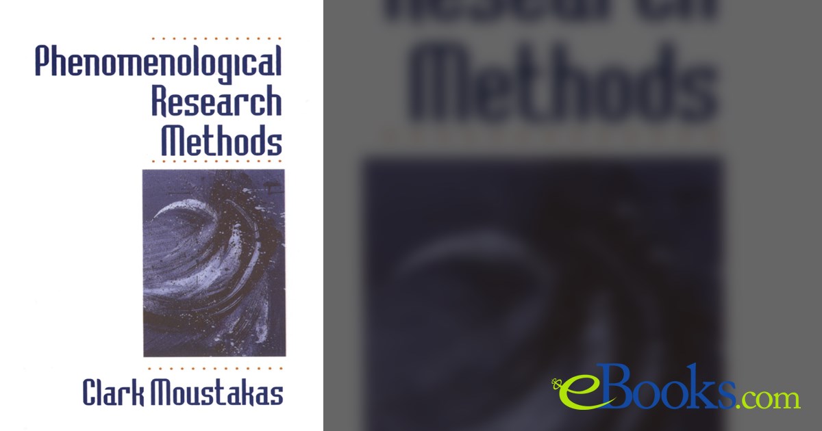 Phenomenological Research Methods by Clark Moustakas (ebook)