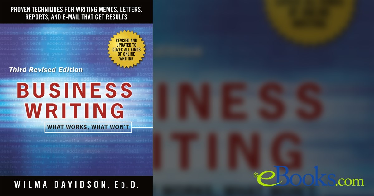 Business Writing (3rd ed.) by Wilma Davidson (ebook)