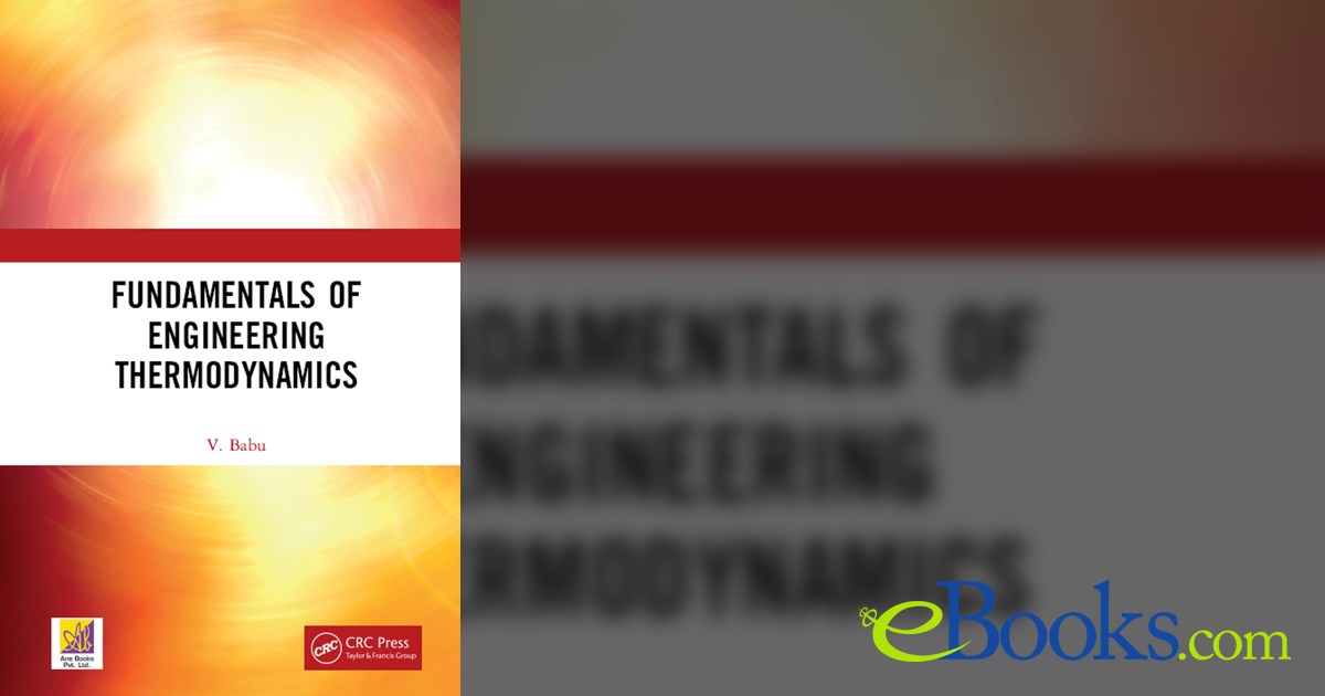 Fundamentals of Engineering Thermodynamics by V. Babu (ebook)