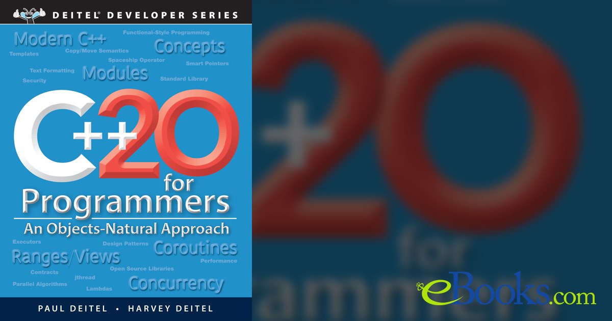 C++20 for Programmers (3rd ed.) by Paul Deitel (ebook)