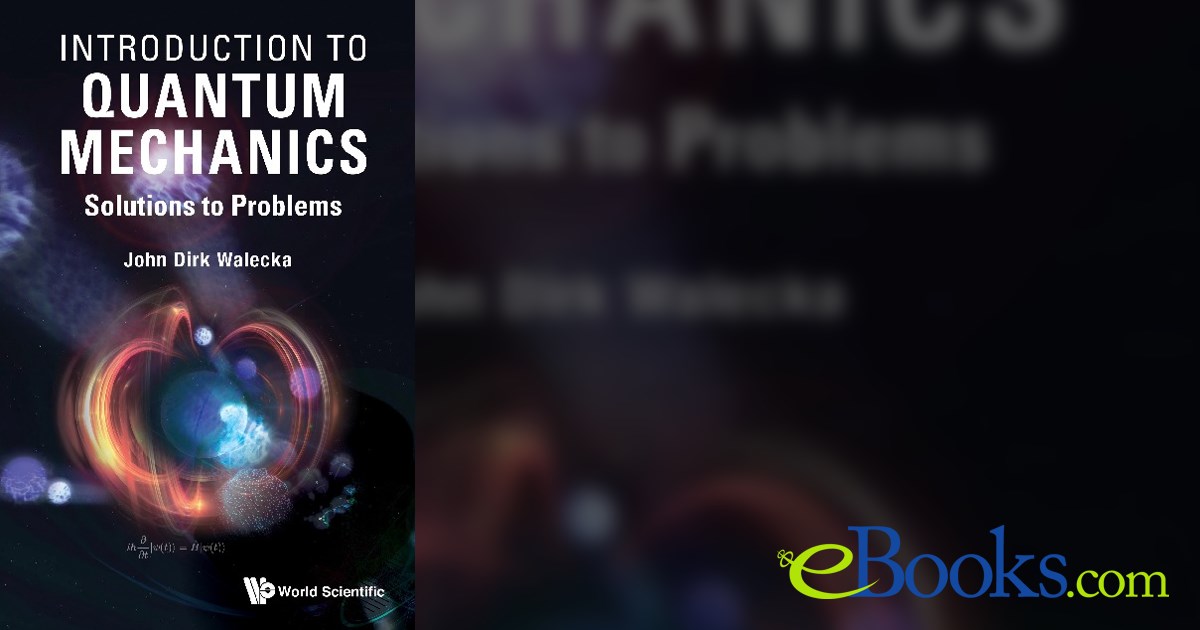 Introduction To Quantum Mechanics: Solutions To Problems