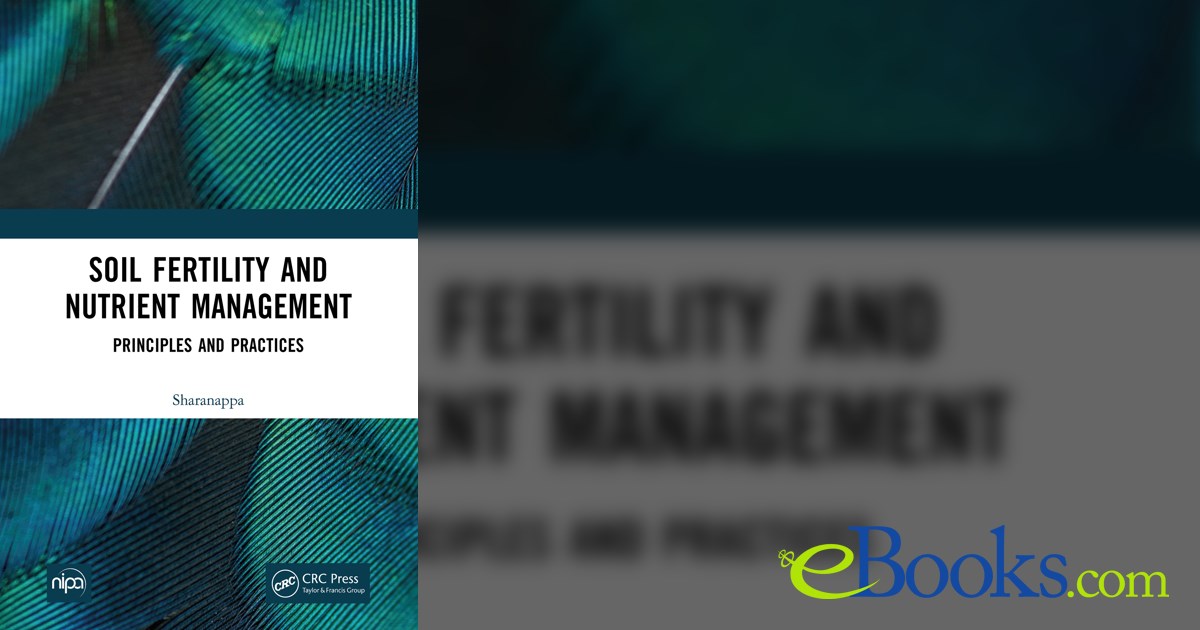 Soil Fertility and Nutrient Management by Sharanappa (ebook)