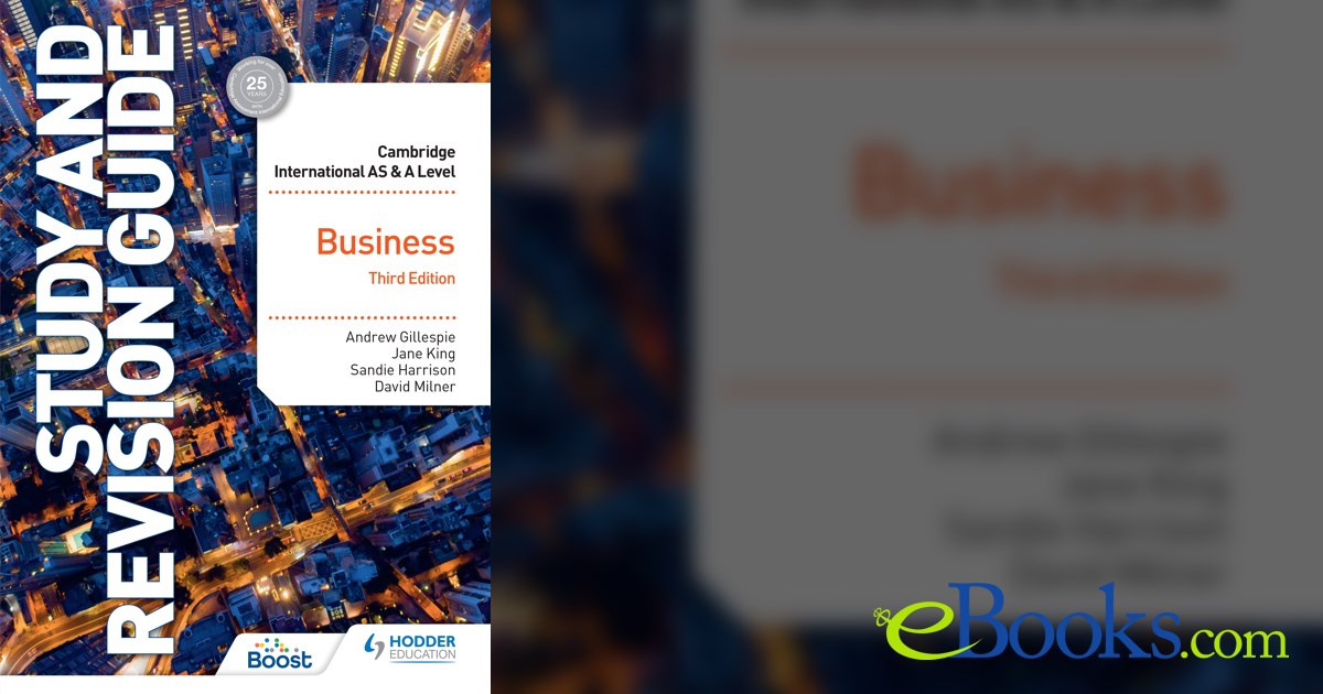 Cambridge International AS/A Level Business Study and Revision Guide