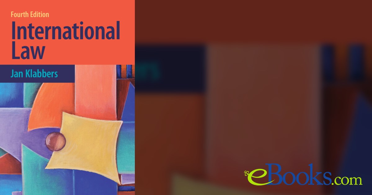 International Law By Jan Klabbers