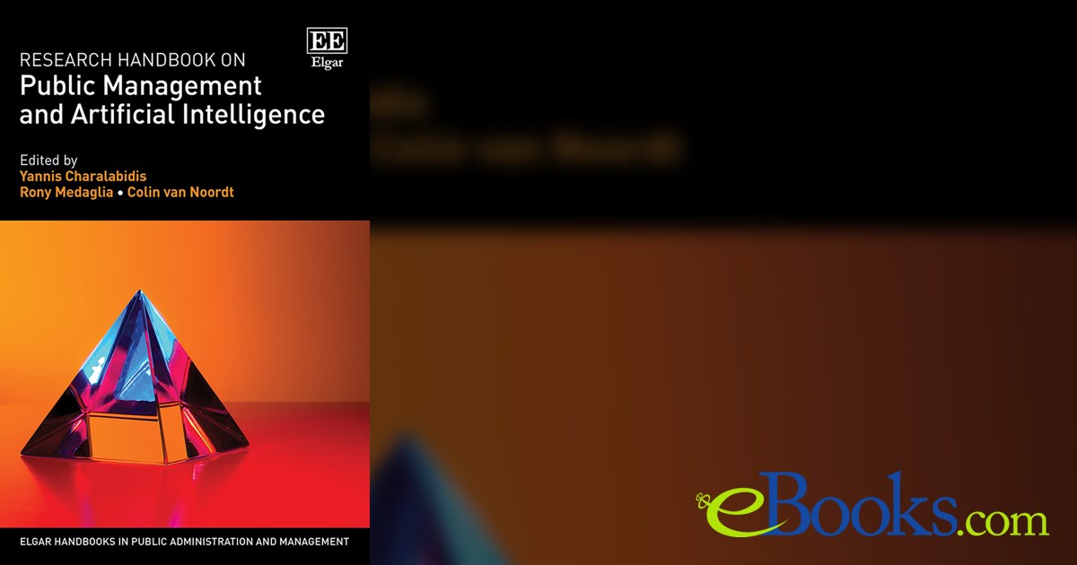 Research Handbook on Public Management and Artificial Intelligence