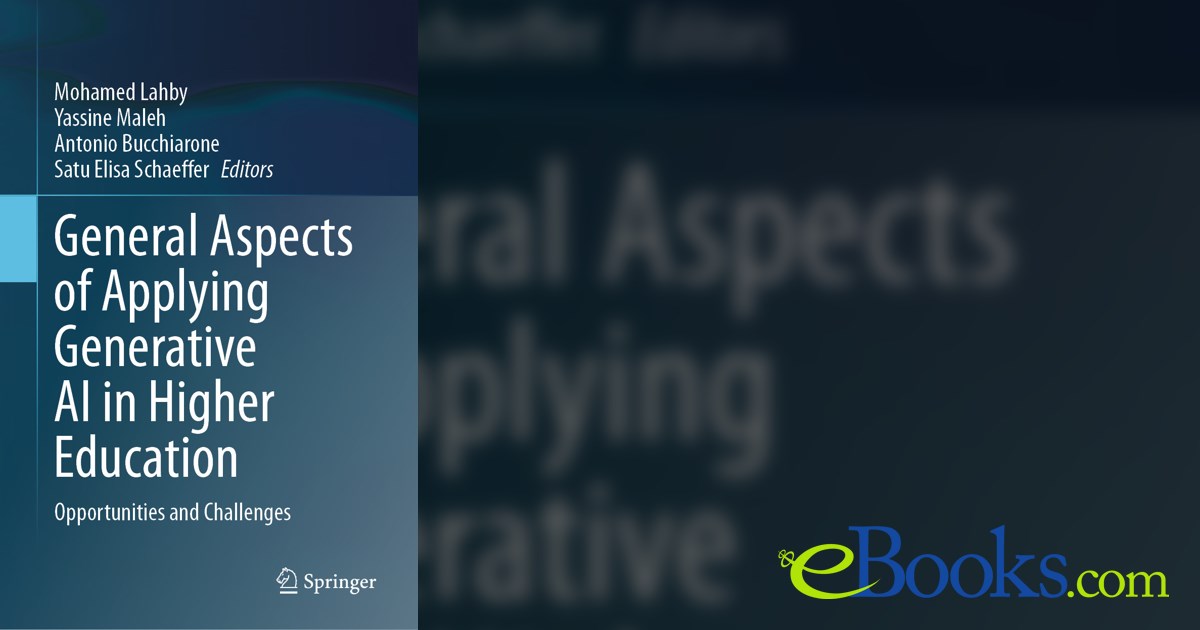General Aspects of Applying Generative AI in Higher Education