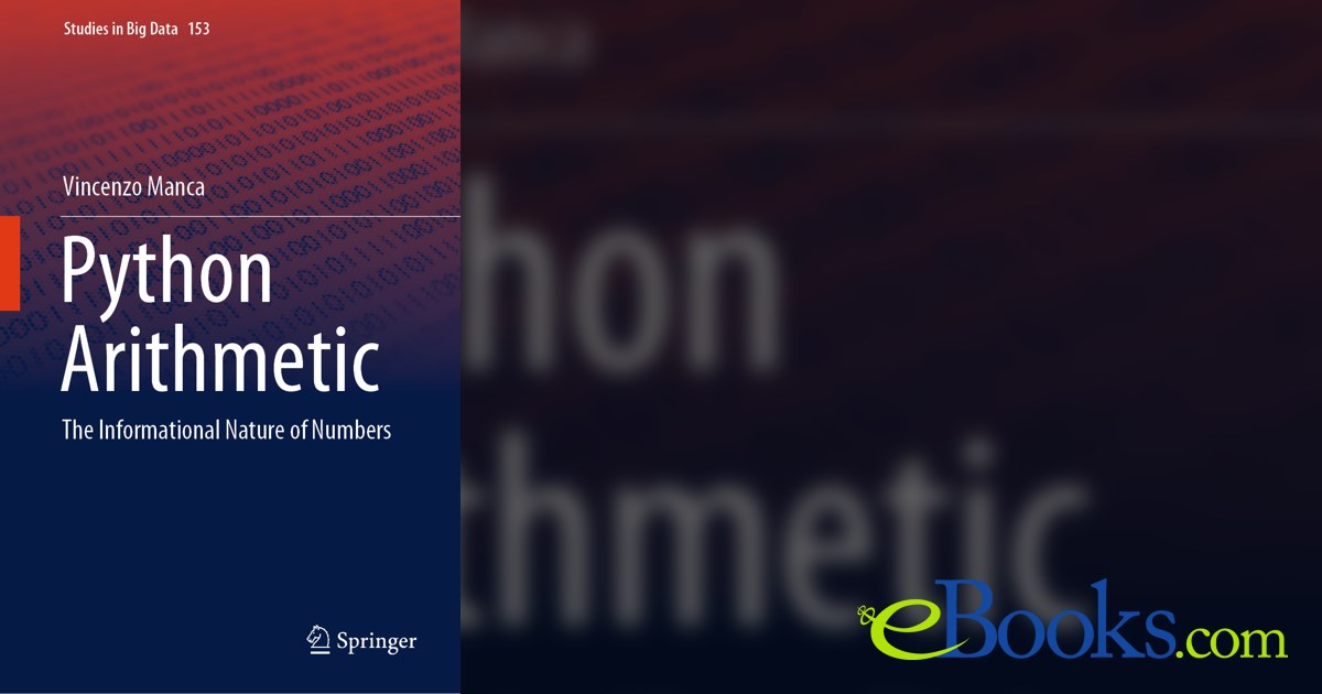 Python Arithmetic by Vincenzo Manca (ebook)