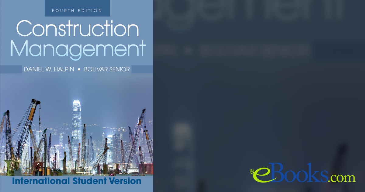 CONSTRUCTION MANAGEMENT 4TH EDITION PDF visual data 6