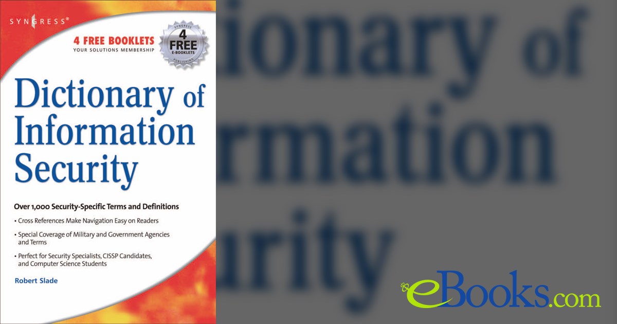 Dictionary of Information Security by Robert Slade (ebook)