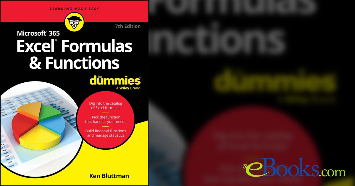 Microsoft 365 Excel Formulas & Functions For Dummies