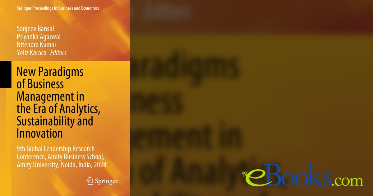 New Paradigms of Business Management in the Era of Analytics ...