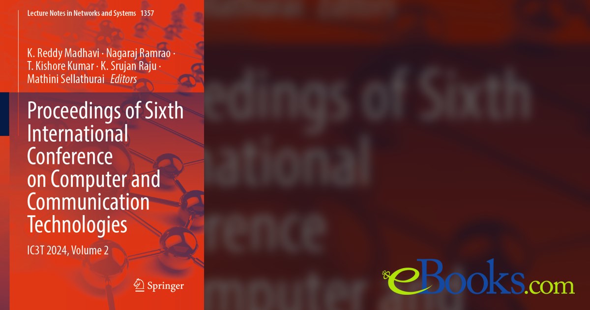 Proceedings of Sixth International Conference on Computer and ...
