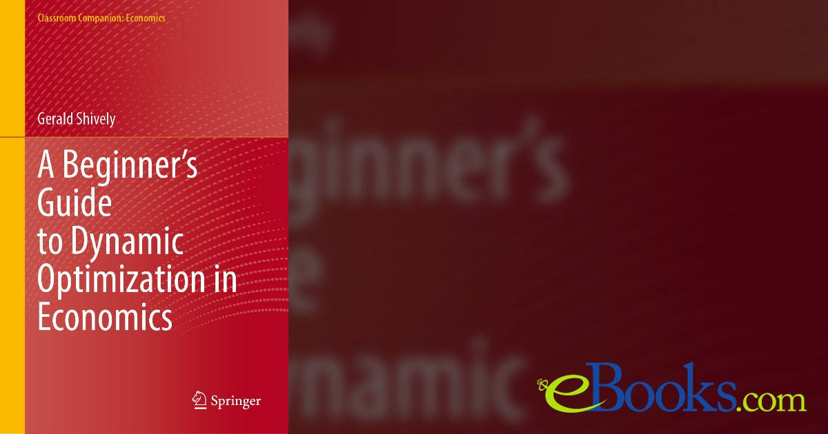A Beginner’s Guide to Dynamic Optimization in Economics