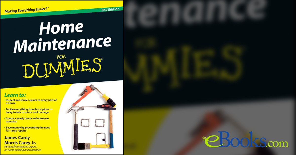 Home Maintenance For Dummies (2nd ed.) by James Carey (ebook)