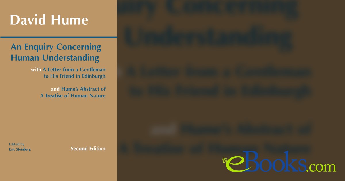 An Enquiry Concerning Human Understanding (2nd ed.)