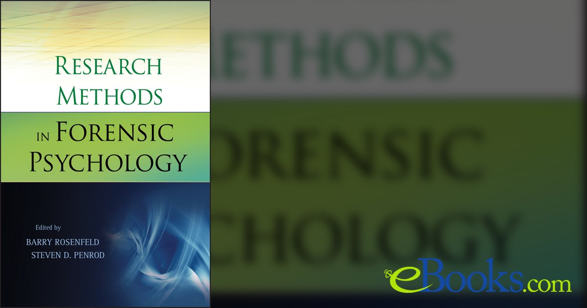 Research Methods in Forensic Psychology by Barry Rosenfeld (ebook)