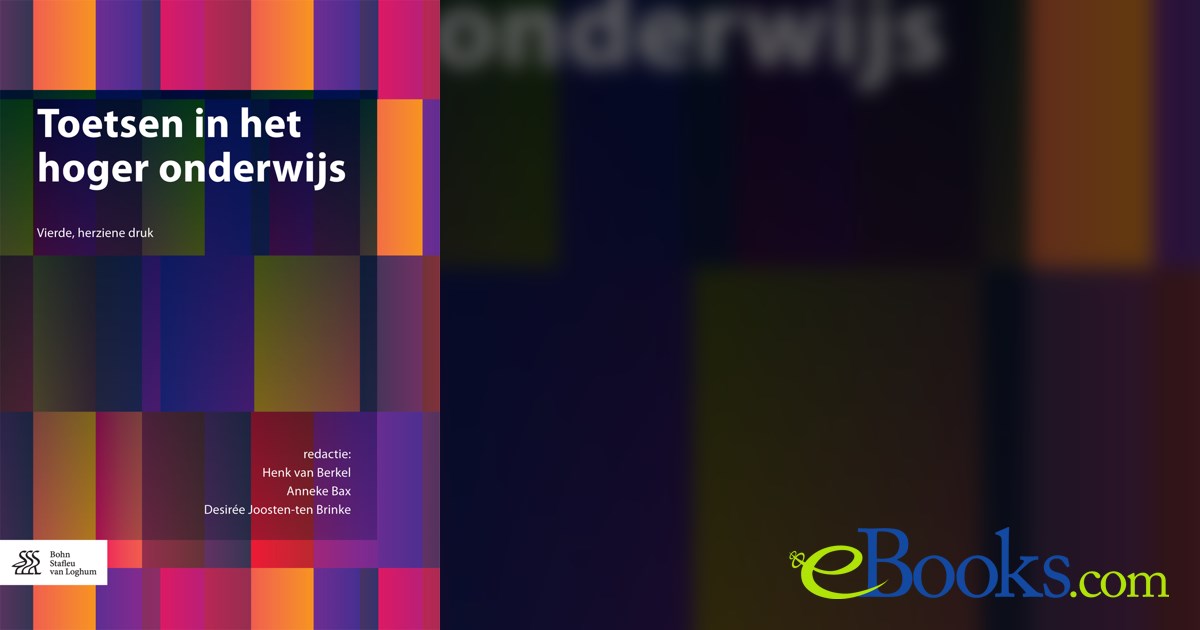 Toetsen in het hoger onderwijs (4th ed.) by Henk van Berkel (ebook)