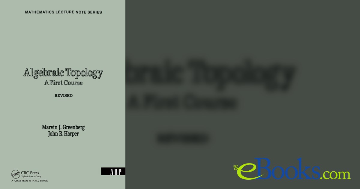 ALGEBRAIC TOPOLOGY A FIRST COURSE GREENBERG PDF visual data 2