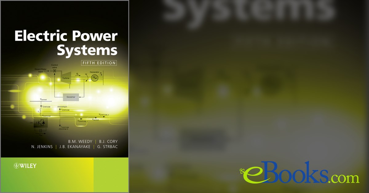 Electric Power Systems (5th ed.) by B. M. Weedy (ebook)