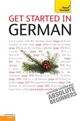 Book cover: Get Started in Beginner's German: Teach Yourself, by Rosi McNab (preview)