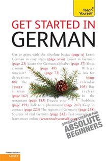 Book cover: Get Started in Beginner's German: Teach Yourself, by Rosi McNab (preview)
