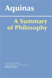 Book cover: A Summary of Philosophy, by Thomas Aquinas (preview)