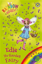 Book cover: Edie the Garden Fairy (Book 3 of Rainbow Magic) by Daisy Meadows (preview)
