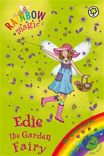Book cover: Edie the Garden Fairy (Book 3 of Rainbow Magic) by Daisy Meadows (preview)
