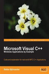 Book cover: Microsoft Visual C++ Windows Applications by Example, by Stefan Bjornander (preview)
