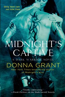 Book cover: Midnight's Captive (Book 6 of Dark Warriors) by Donna Grant (preview)