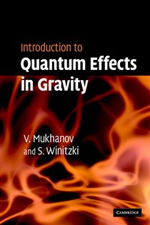 Book cover: Introduction to Quantum Effects in Gravity, by Viatcheslav Mukhanov (preview)
