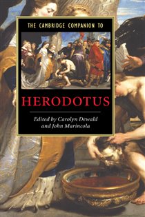 Book cover: The Cambridge Companion to Herodotus, edited by Carolyn Dewald (preview)