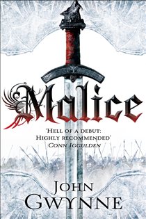 Book cover: Malice, by John Gwynne (preview)