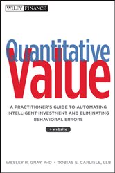 Book cover: Quantitative Value, by Wesley R. Gray (preview)