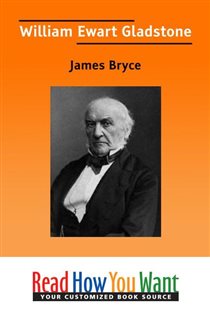 Book cover: William Ewart Gladstone, by James Bryce (preview)