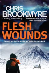 Book cover: Flesh Wounds (Book 3 of Jasmine Sharp) by Chris Brookmyre (preview)