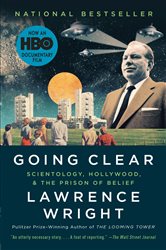 Book cover: Going Clear, by Lawrence Wright (preview)