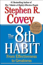 Book cover: The 8th Habit, by Stephen R. Covey (preview)