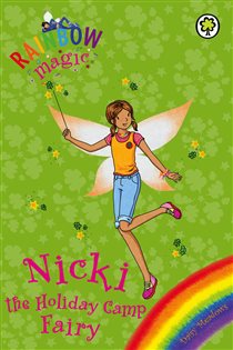 Book cover: Nicki the Holiday Camp Fairy (Book 28 of Rainbow Magic) by Daisy Meadows (preview)