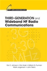 Book cover: Third-Generation and Wideband HF Radio Communications, by Eric E. Johnson (preview)