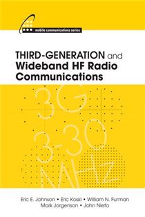 Book cover: Third-Generation and Wideband HF Radio Communications, by Eric E. Johnson (preview)