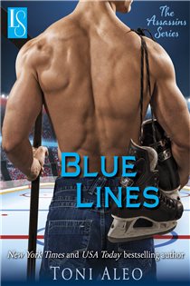 Book cover: Blue Lines (Book 4 of Assassins) by Toni Aleo (preview)