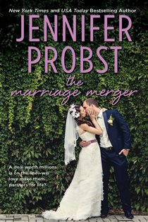 Book cover: The Marriage Merger, by Jennifer Probst (preview)