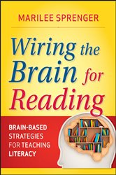 Book cover: Wiring the Brain for Reading, by Marilee B. Sprenger (preview)