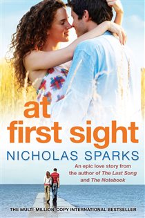 Book cover: At First Sight, by Nicholas Sparks (preview)
