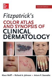 Book cover: Fitzpatricks Color Atlas and Synopsis of Clinical Dermatology, Seventh Edition, by Klaus Wolff (preview)