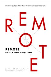 Book cover: Remote, by Jason Fried (preview)