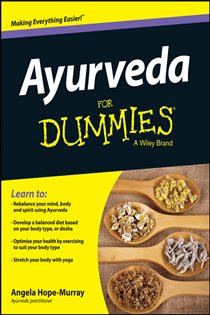 Book cover: Ayurveda For Dummies, by Angela Hope-Murray (preview)