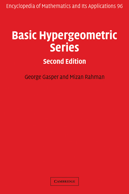 Basic Hypergeometric Series - >100