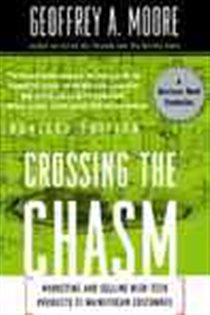 Book cover: Crossing the Chasm, by Geoffrey A. Moore (preview)